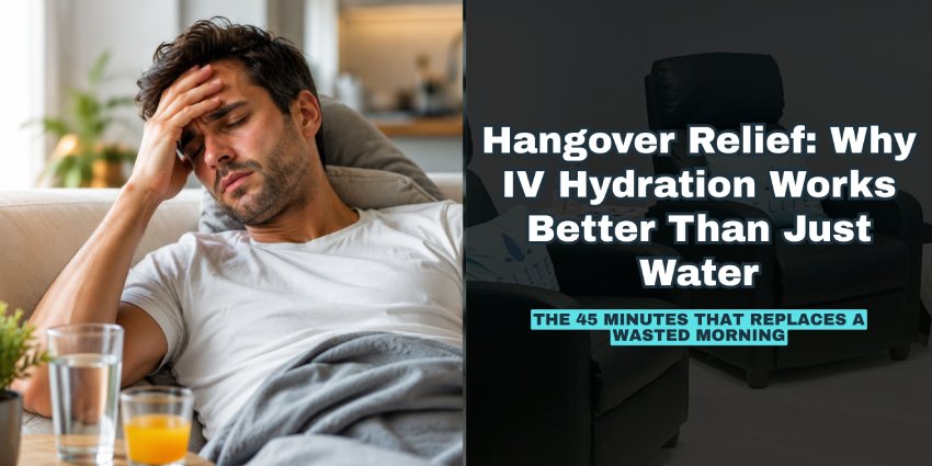 Hangover Relief: Why IV Hydration Works Better Than Just Water