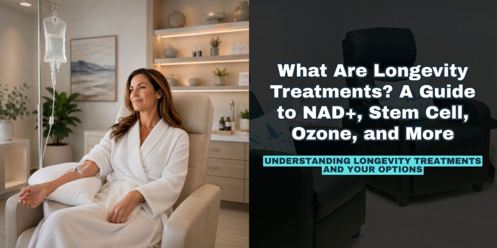 What Are Longevity Treatments? A Guide to NAD+, Stem Cell, Ozone, and More