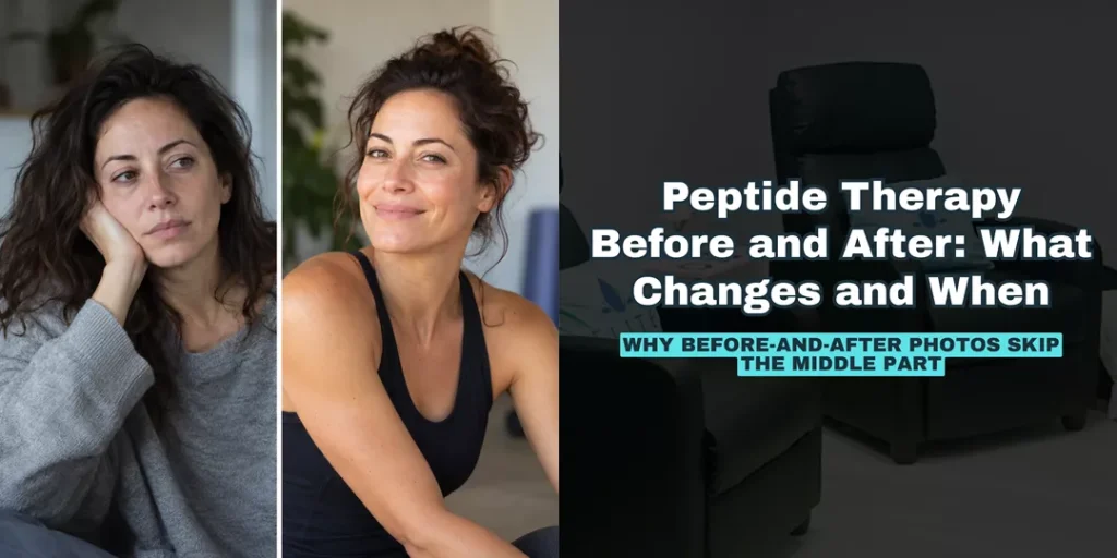 Peptide Therapy Before and After: What Changes and When